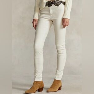 Polo Ralph Lauren Lambskin 5-Pocket Slim Pant …. New without tags